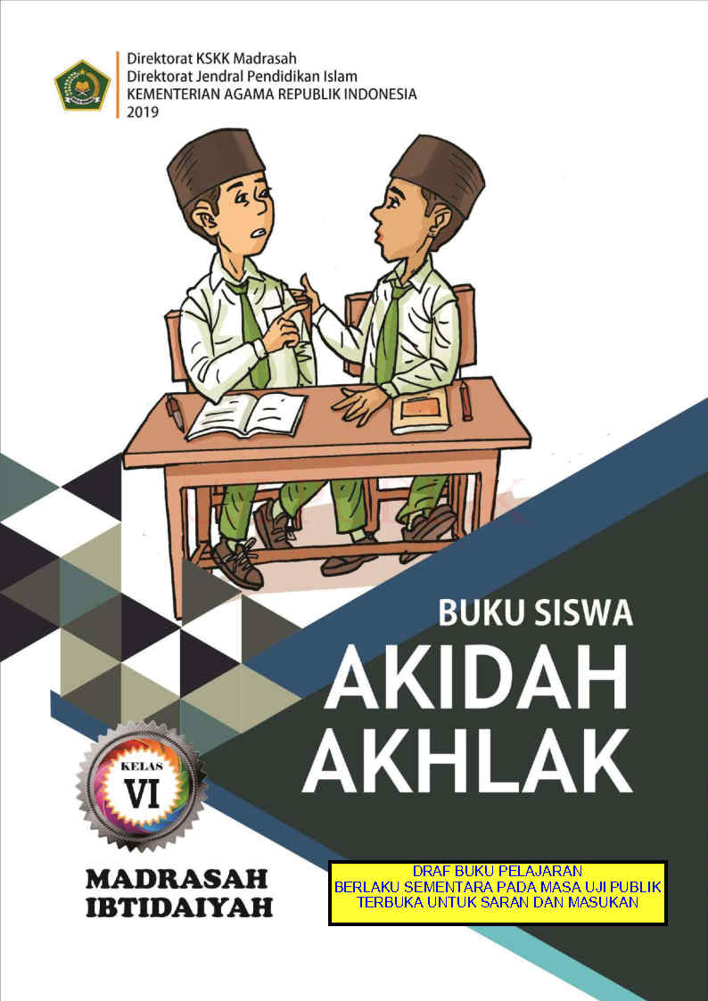 Buku Siswa Akidah Akhlak Kelas 6 K13